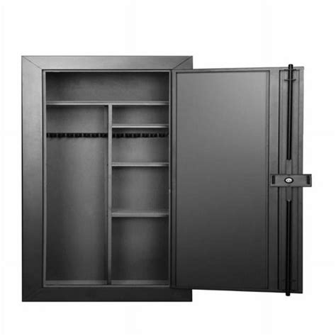 fortress 30 gun steel gun cabinet with light and outlet|fortress 30 gun cabinet gc30.